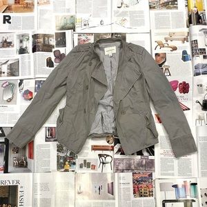 Banana Republic grey button-up jacket size US 6